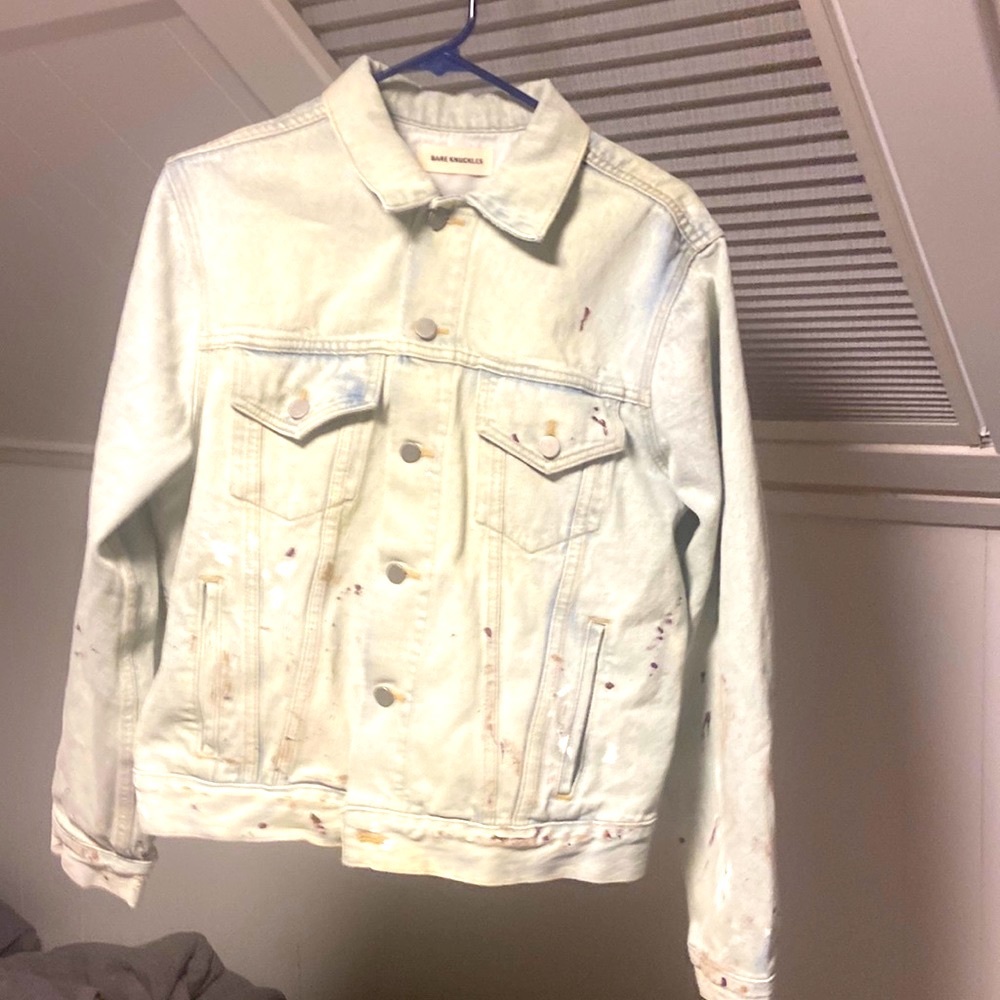 BARE KNUCKLES DENIM JACKET SIZE MEDIUM
